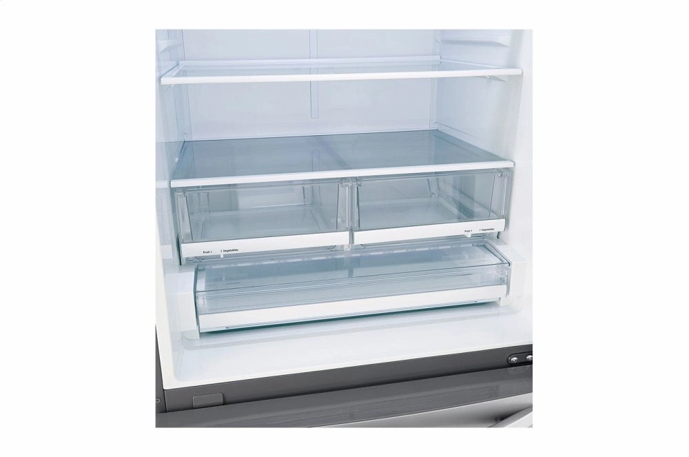 Lg LRDCS2603S 26 Cu. Ft. Bottom Freezer Refrigerator
