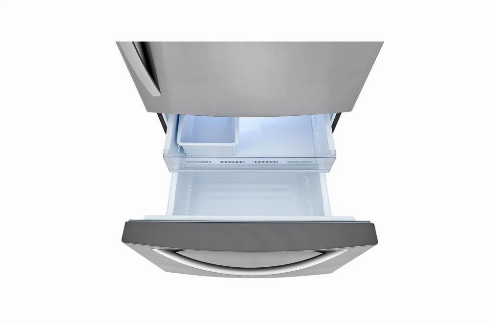 Lg LRDCS2603S 26 Cu. Ft. Bottom Freezer Refrigerator