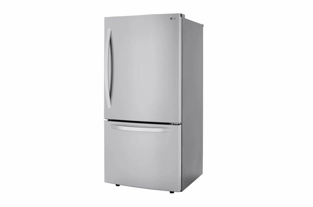 Lg LRDCS2603S 26 Cu. Ft. Bottom Freezer Refrigerator