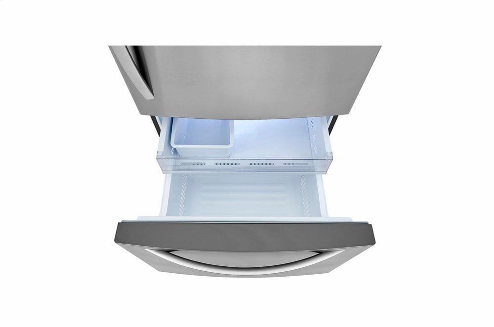 Lg LRDCS2603S 26 Cu. Ft. Bottom Freezer Refrigerator