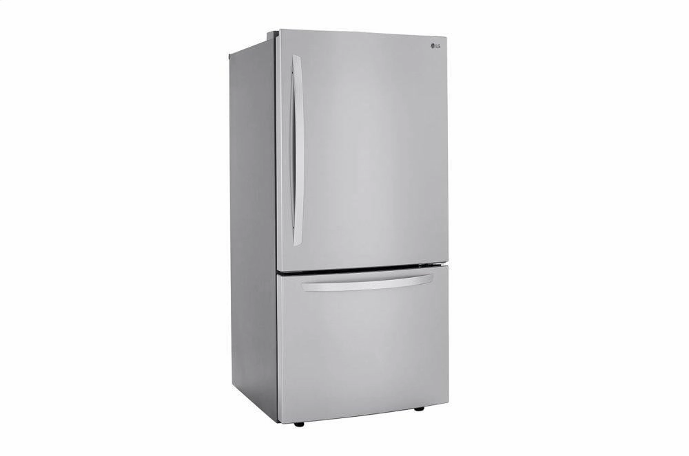Lg LRDCS2603S 26 Cu. Ft. Bottom Freezer Refrigerator