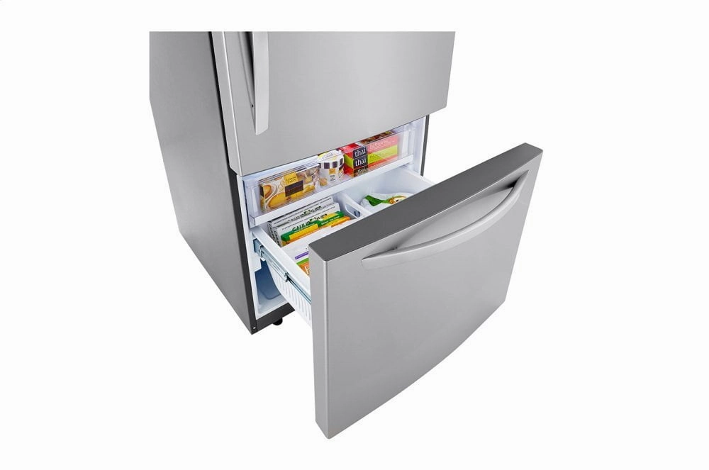 Lg LRDCS2603S 26 Cu. Ft. Bottom Freezer Refrigerator