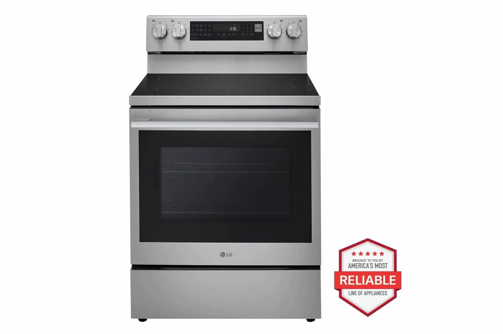 Lg LREN6325XE 6.3 Cu. Ft. Smart Wi-Fi Enabled Probake Convection? Electric Range With Air Fry & Easyclean? Freestanding Ranges freestanding dual fuel range 30 inch