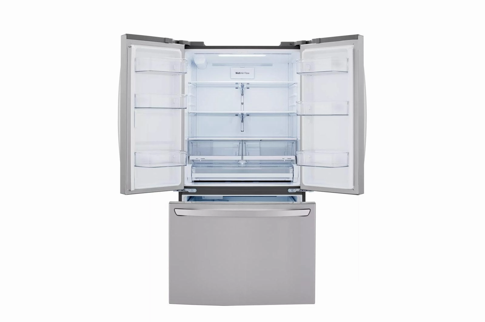 Lg LRFCC23D6S 23 Cu.Ft French Door, Counter-Depth, Non Dispense Refrigerator