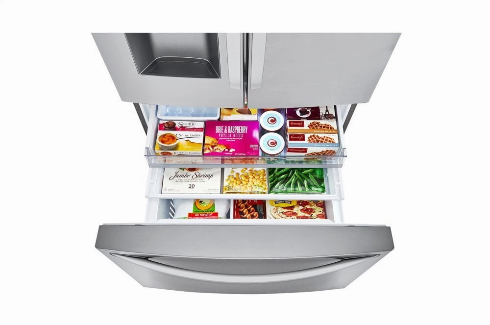 Lg LRFDC2406S 24 Cu. Ft. Smart Wi-Fi Enabled Door-In-Door? Counter-Depth Refrigerator With Craft Ice&#8482; Maker