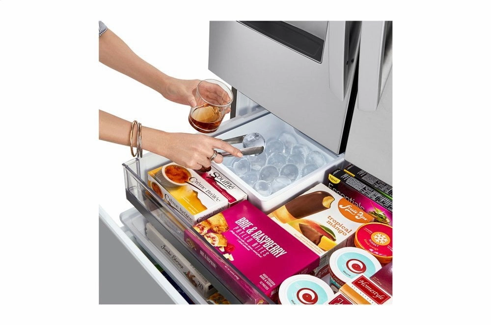 Lg LRFDC2406S 24 Cu. Ft. Smart Wi-Fi Enabled Door-In-Door? Counter-Depth Refrigerator With Craft Ice&#8482; Maker