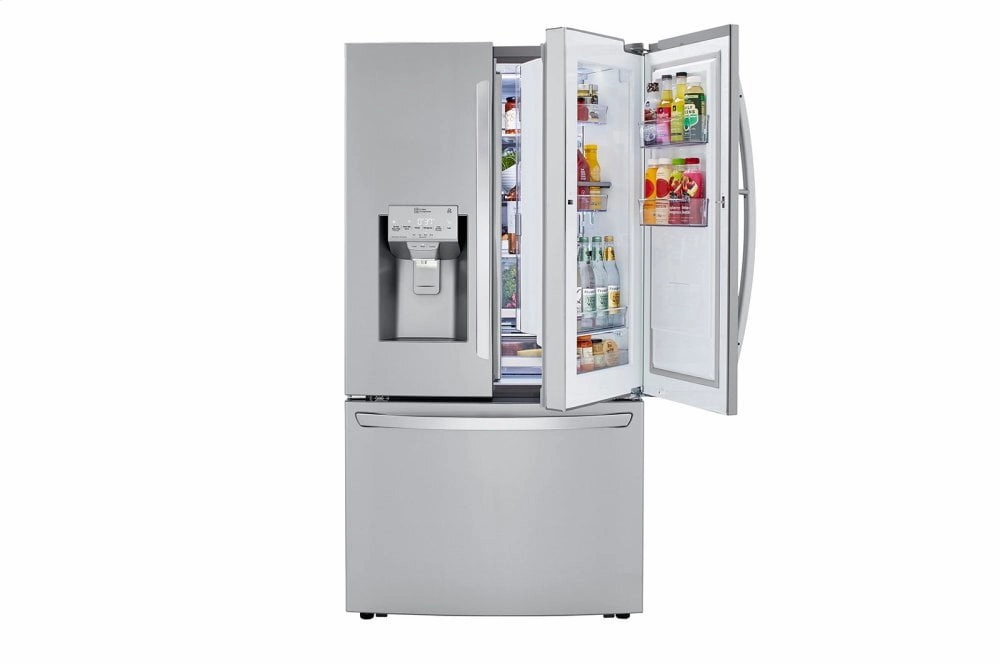 Lg LRFDC2406S 24 Cu. Ft. Smart Wi-Fi Enabled Door-In-Door? Counter-Depth Refrigerator With Craft Ice&#8482; Maker Freestanding Refrigerators freestanding fridge freezer combo