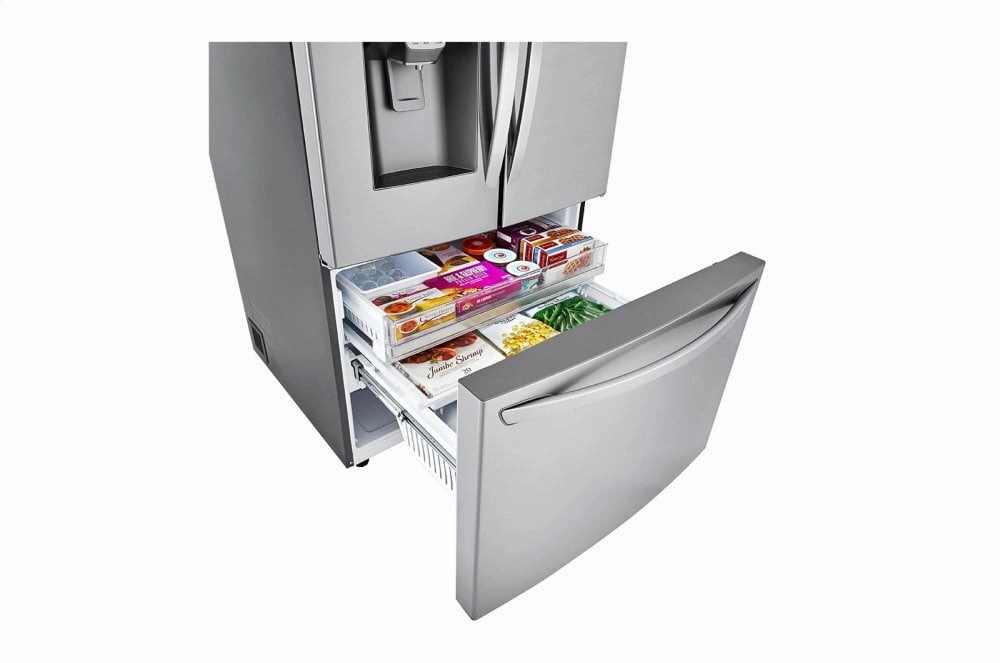 Lg LRFDC2406S 24 Cu. Ft. Smart Wi-Fi Enabled Door-In-Door? Counter-Depth Refrigerator With Craft Ice&#8482; Maker