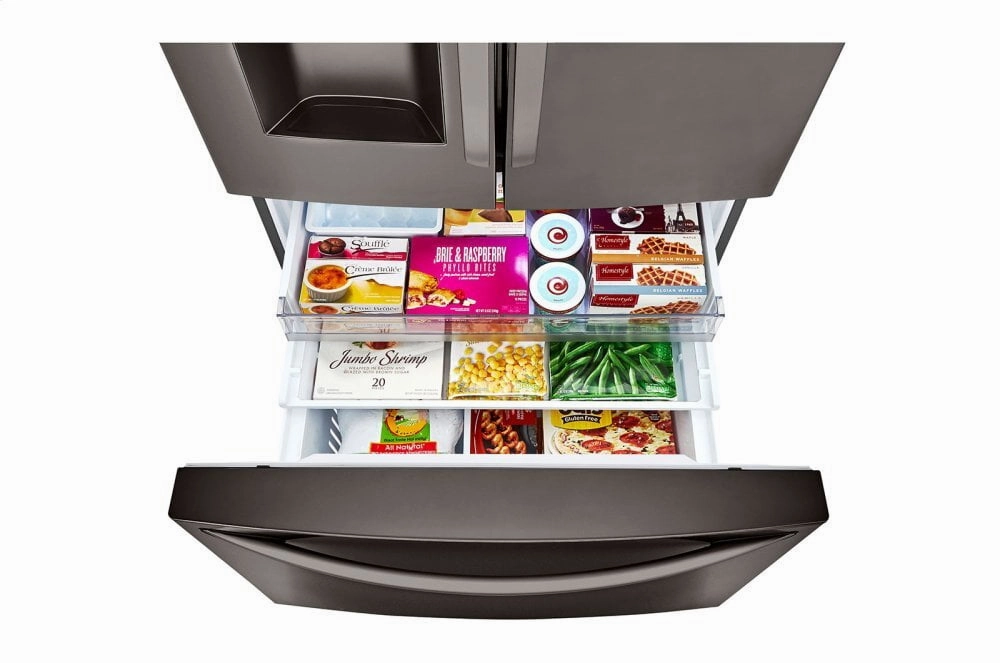 Lg LRFDS3016D 30 Cu. Ft. Smart Wi-Fi Enabled Door-In-Door? Refrigerator With Craft Ice&#8482; Maker