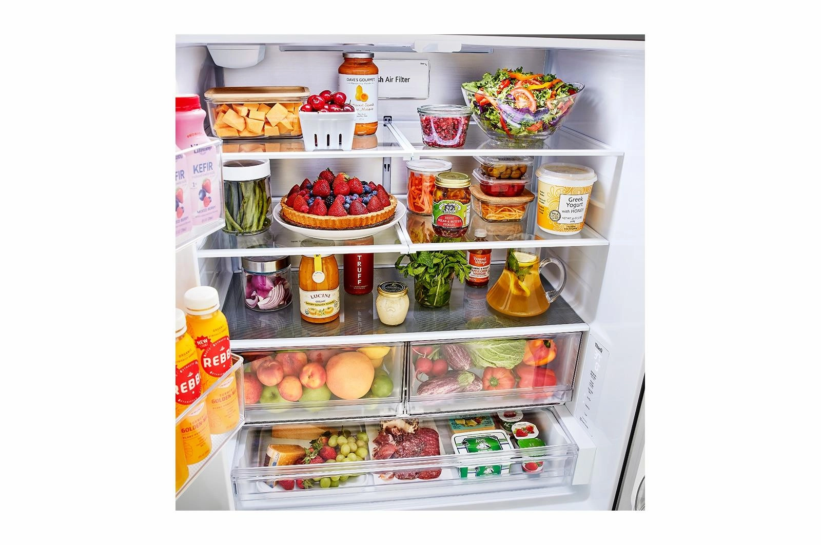 Lg LRFGC2706S 27 Cu. Ft. Smart Instaview? Counter-Depth Max French Door Refrigerator