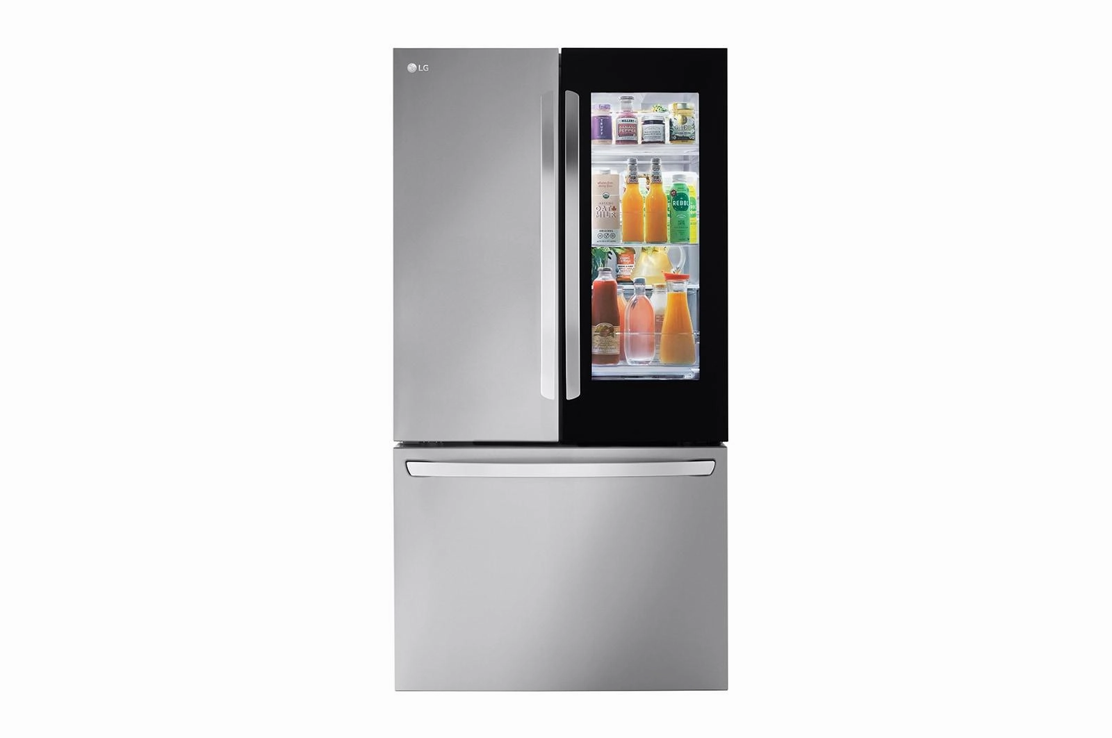 Lg LRFGC2706S 27 Cu. Ft. Smart Instaview? Counter-Depth Max French Door Refrigerator Freestanding Refrigerators freestanding fridge freezer combo