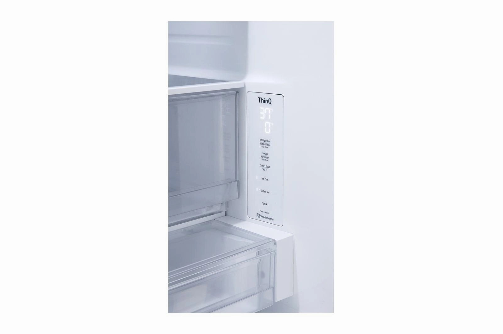 Lg LRFGC2706S 27 Cu. Ft. Smart Instaview? Counter-Depth Max French Door Refrigerator
