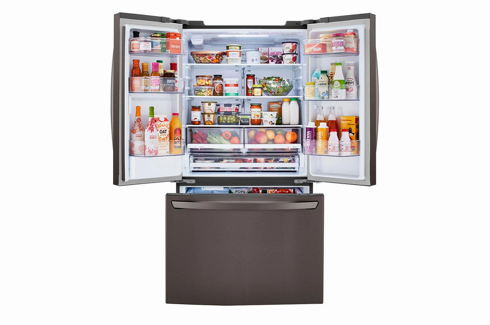 Lg LRFWS2906D 29 Cu Ft. French Door Refrigerator With Slim Design Water Dispenser