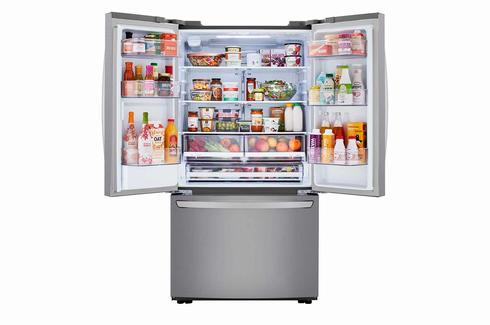 Lg LRFWS2906V 29 Cu Ft. French Door Refrigerator With Slim Design Water Dispenser