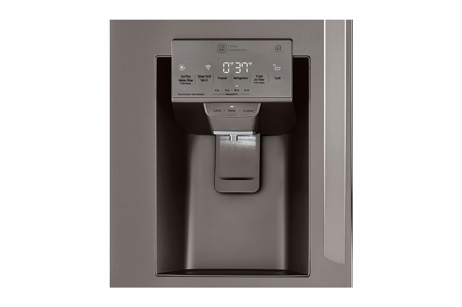 Lg LRMDC2306D 23 Cu. Ft. Smart Wi-Fi Enabled Counter-Depth Refrigerator With Craft Ice&#8482; Maker