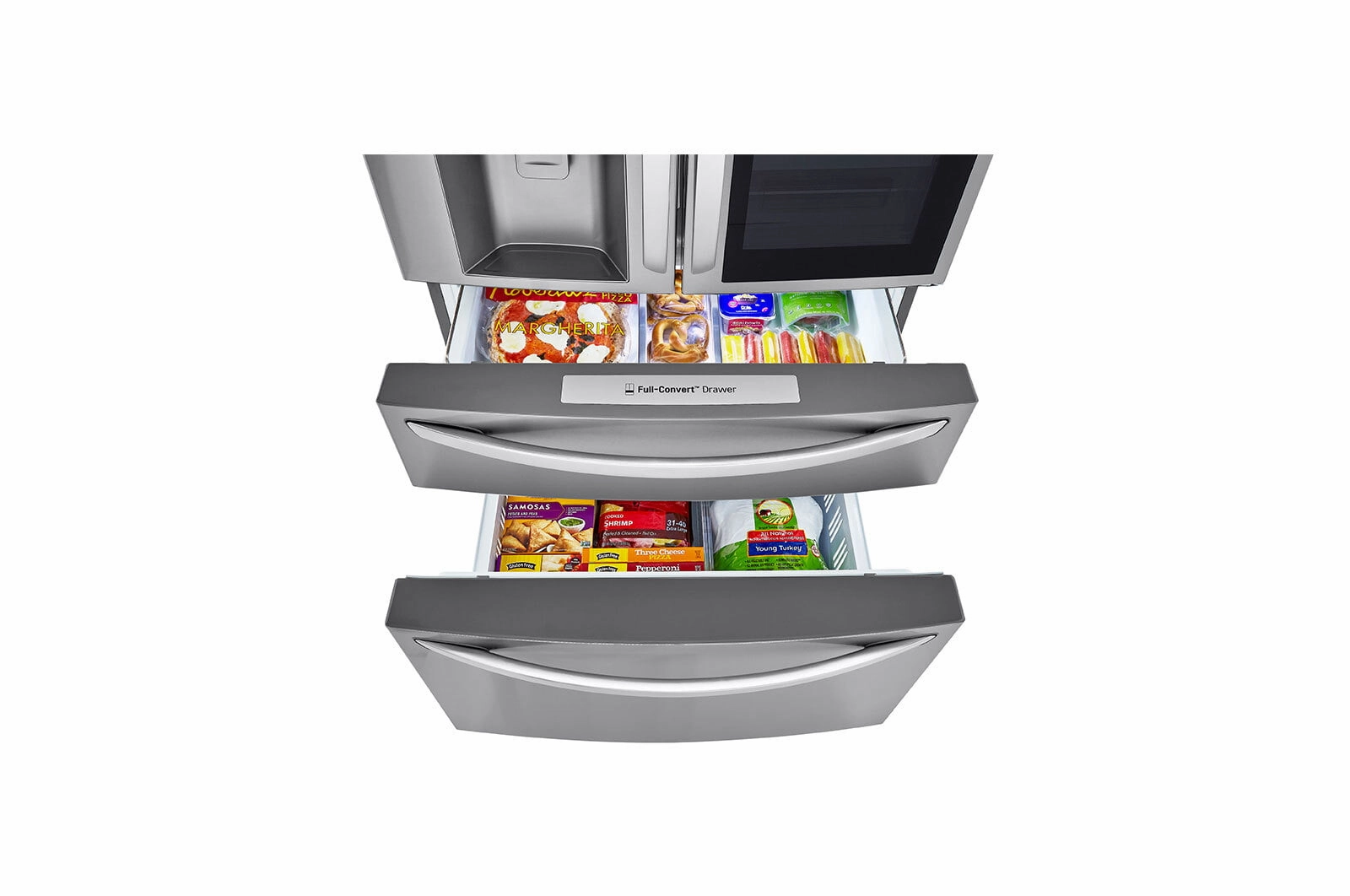 Lg LRMVC2306S 23 Cu. Ft. Smart Wi-Fi Enabled Instaview&#8482; Door-In-Door? Counter-Depth Refrigerator With Craft Ice&#8482; Maker