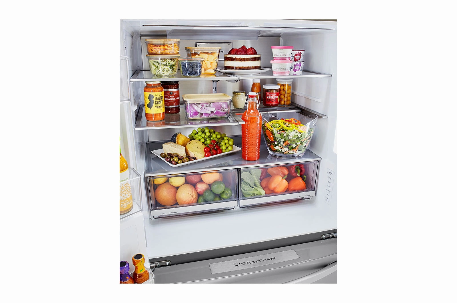 Lg LRMVC2306S 23 Cu. Ft. Smart Wi-Fi Enabled Instaview&#8482; Door-In-Door? Counter-Depth Refrigerator With Craft Ice&#8482; Maker