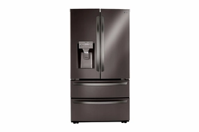 Lg LRMXC2206D 22 Cu Ft. Smart Counter Depth Double Freezer Refrigerator With Craft Ice&#8482; Freestanding Refrigerators freestanding fridge freezer combo