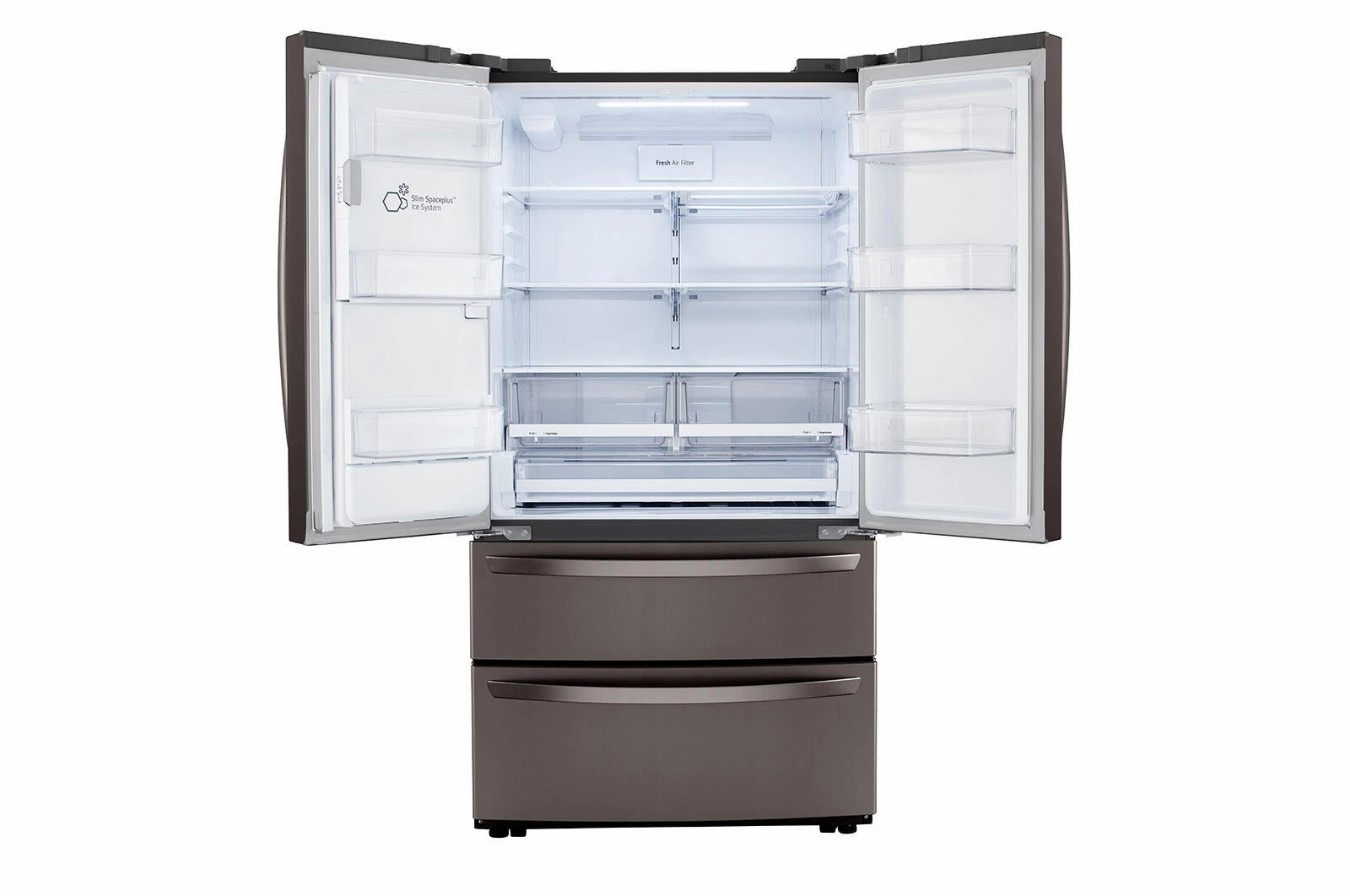 Lg LRMXC2206D 22 Cu Ft. Smart Counter Depth Double Freezer Refrigerator With Craft Ice&#8482;