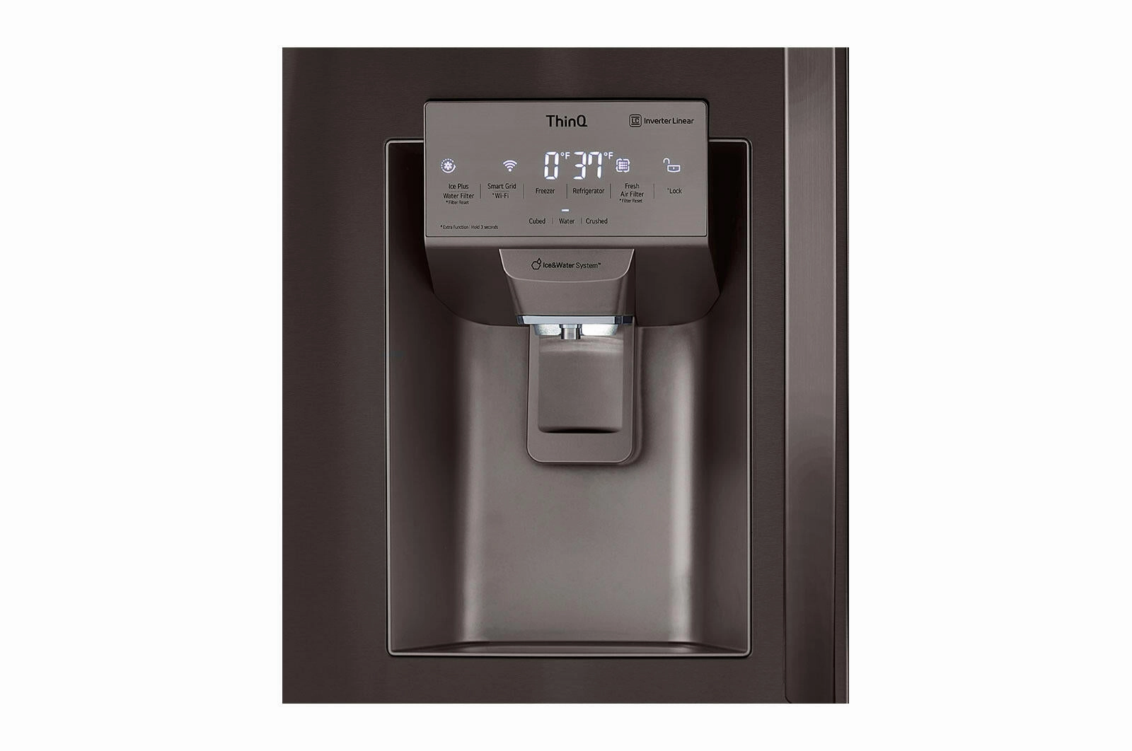 Lg LRMXC2206D 22 Cu Ft. Smart Counter Depth Double Freezer Refrigerator With Craft Ice&#8482;