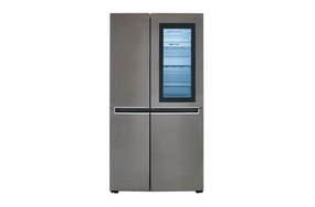 Lg LRSES2706V 27 Cu. Ft. Side-By-Side Instaview&#8482; Door-In-Door? Refrigerator Freestanding Refrigerators freestanding fridge freezer combo