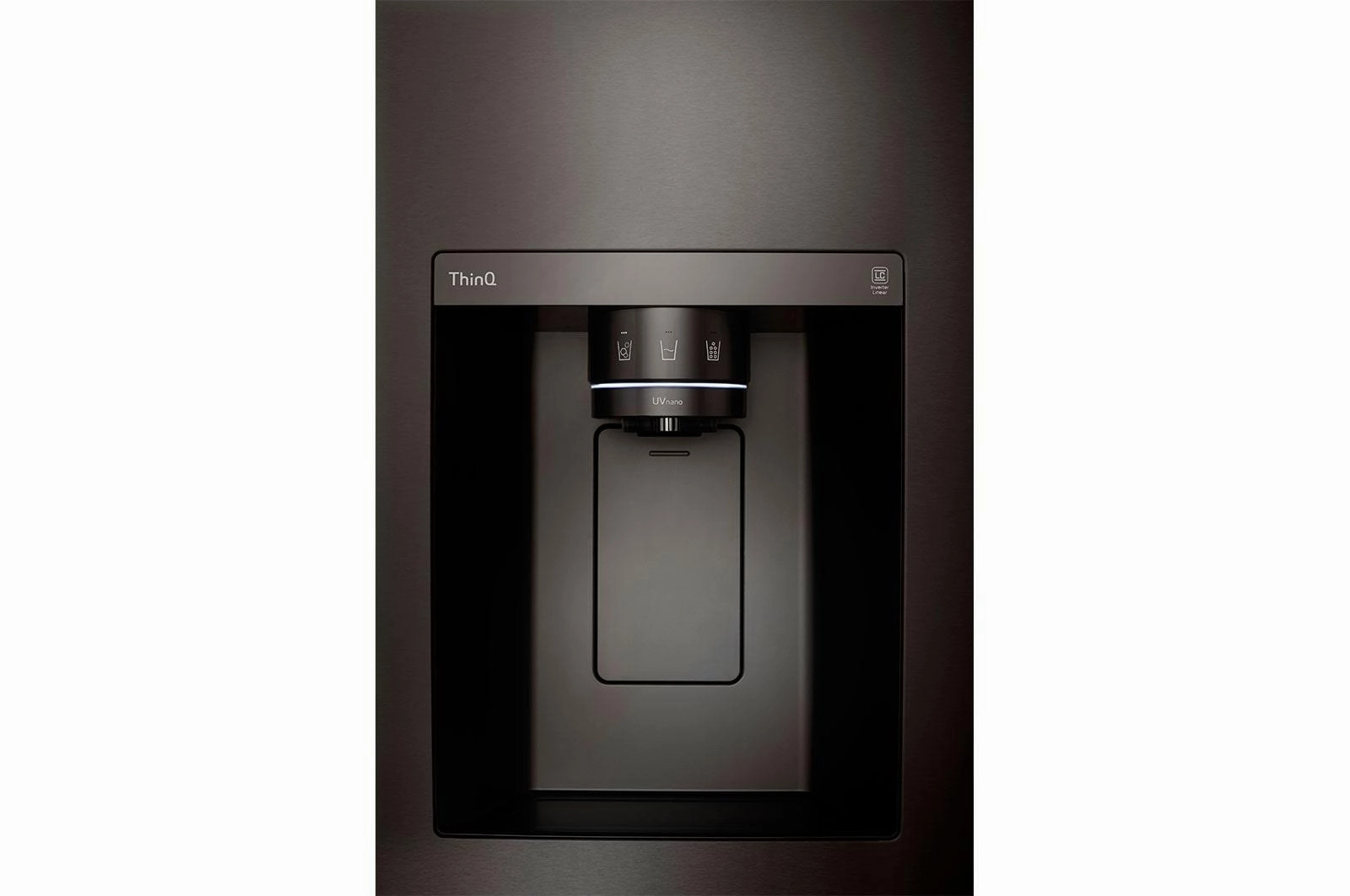 Lg LRSOC2306D 23 Cu. Ft. Side-By-Side Counter-Depth Instaview? Refrigerator With Craft Ice&#8482;
