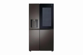 Lg LRSOC2306D 23 Cu. Ft. Side-By-Side Counter-Depth Instaview? Refrigerator With Craft Ice&#8482; Freestanding Refrigerators freestanding fridge freezer combo