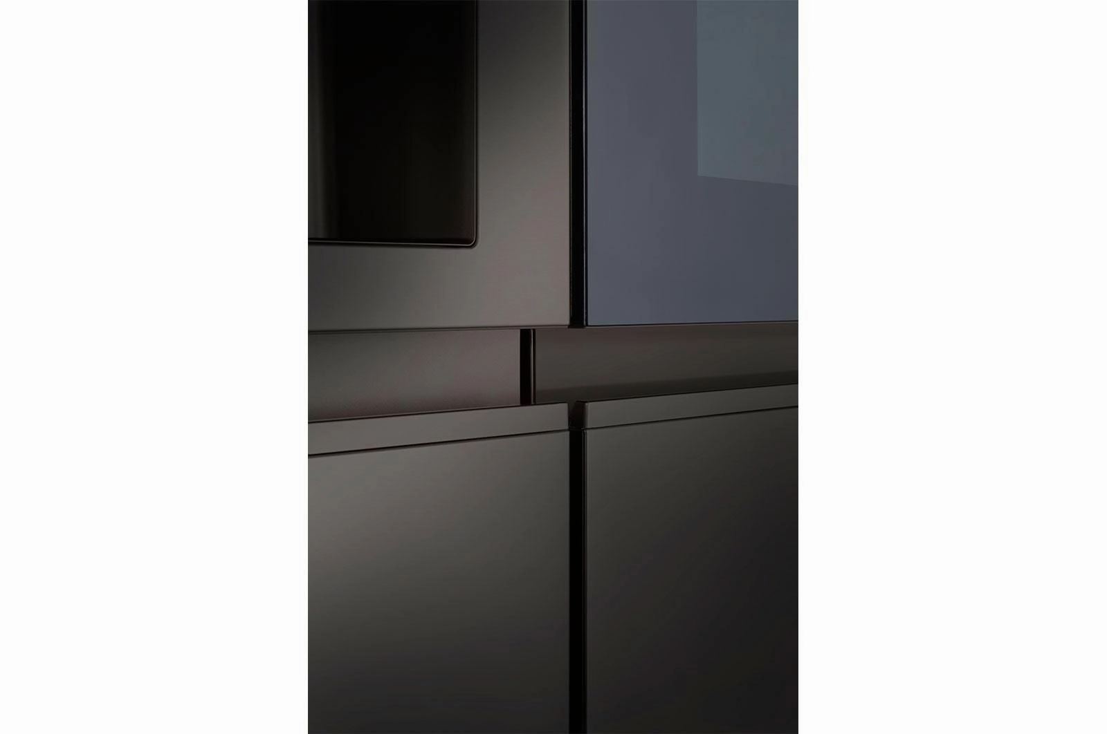 Lg LRSOC2306D 23 Cu. Ft. Side-By-Side Counter-Depth Instaview? Refrigerator With Craft Ice&#8482;