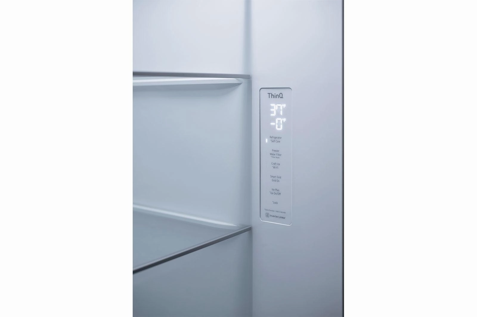 Lg LRSOC2306D 23 Cu. Ft. Side-By-Side Counter-Depth Instaview? Refrigerator With Craft Ice&#8482;
