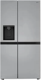 Lg LRSXC2306S 23 Cu. Ft. Side-By-Side Counter-Depth Refrigerator With Smooth Touch Dispenser Freestanding Refrigerators freestanding fridge freezer combo