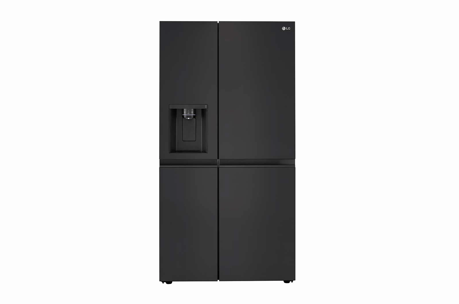 Lg LRSXS2706B 27 Cu. Ft. Side-By-Side Refrigerator With Smooth Touch Ice Dispenser Freestanding Refrigerators freestanding fridge freezer combo