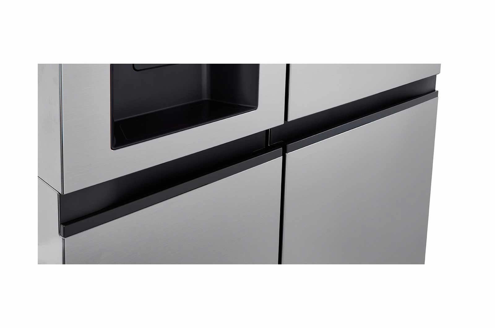 Lg LRSXS2706S 27 Cu. Ft. Side-By-Side Refrigerator With Smooth Touch Ice Dispenser