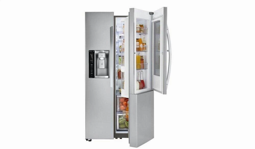 Lg LSXC22396S 22 Cu.Ft. Smart Wi-Fi Enabled Instaview&#8482; Door-In-Door? Counter-Depth Refrigerator
