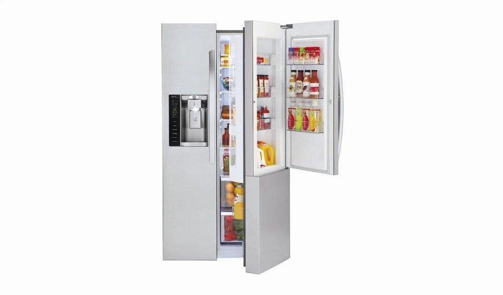 Lg LSXS26366S 26 Cu. Ft. Door-In-Door? Refrigerator Freestanding Refrigerators freestanding fridge freezer combo