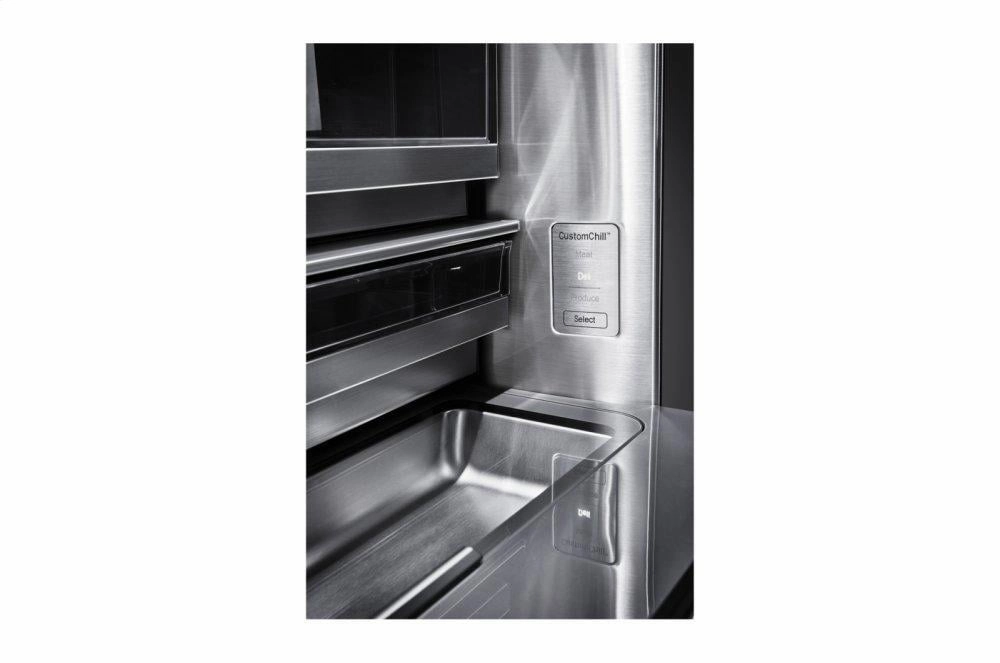 Lg LUPXC2386N Lg Signature 23 Cu. Ft. Smart Wi-Fi Enabled Instaview&#8482; Door-In-Door? Counter-Depth Refrigerator