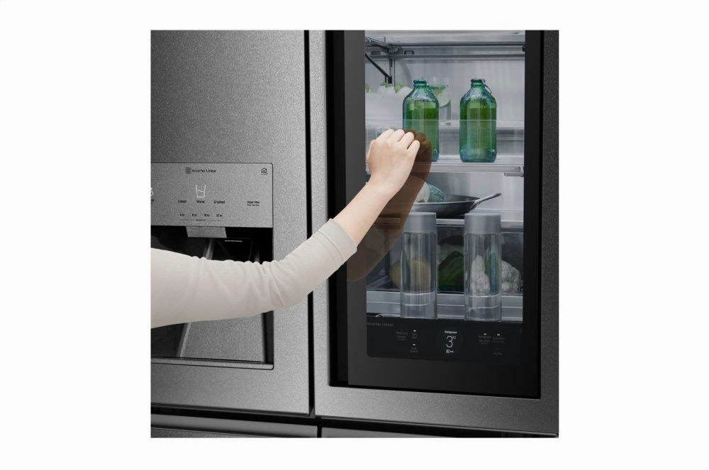 Lg LUPXC2386N Lg Signature 23 Cu. Ft. Smart Wi-Fi Enabled Instaview&#8482; Door-In-Door? Counter-Depth Refrigerator