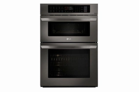 Lg LWC3063BD 1.7/4.7 Cu. Ft. Smart Wi-Fi Enabled Combination Double Wall Oven Wall Ovens oven with smart temperature control