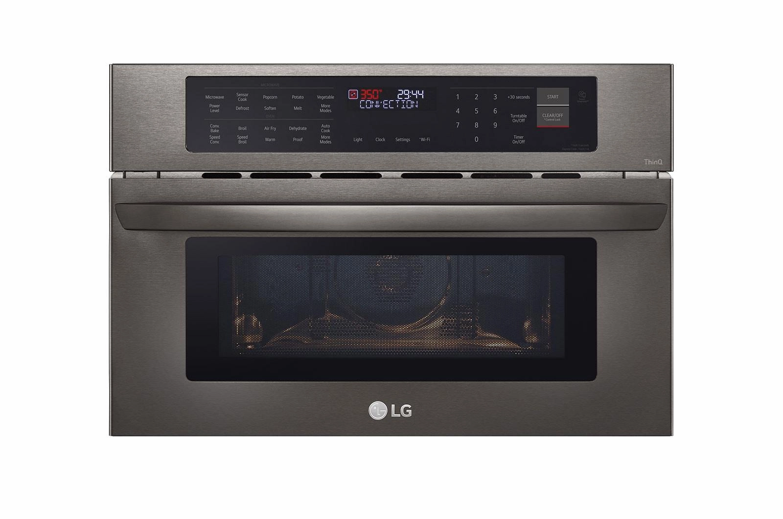 Lg MZBZ1715D 1.7 Cu. Ft. Smart Wi-Fi Enabled Built-In Speed Oven & Microwave Wall Ovens oven with smart temperature control