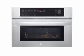 Lg MZBZ1715S 1.7 Cu. Ft. Smart Wi-Fi Enabled Built-In Speed Oven & Microwave Wall Ovens oven with smart temperature control