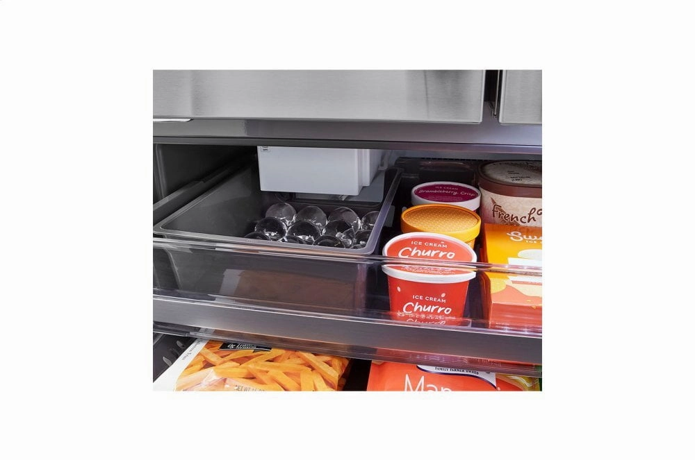 Lg SRFVC2406S Lg Studio 24 Cu. Ft. Smart Wi-Fi Enabled Instaview&#8482; Door-In-Door? Counter-Depth Refrigerator With Craft Ice&#8482; Maker