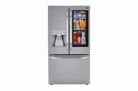 Lg SRFVC2406S Lg Studio 24 Cu. Ft. Smart Wi-Fi Enabled Instaview&#8482; Door-In-Door? Counter-Depth Refrigerator With Craft Ice&#8482; Maker Freestanding Refrigerators freestanding fridge freezer combo
