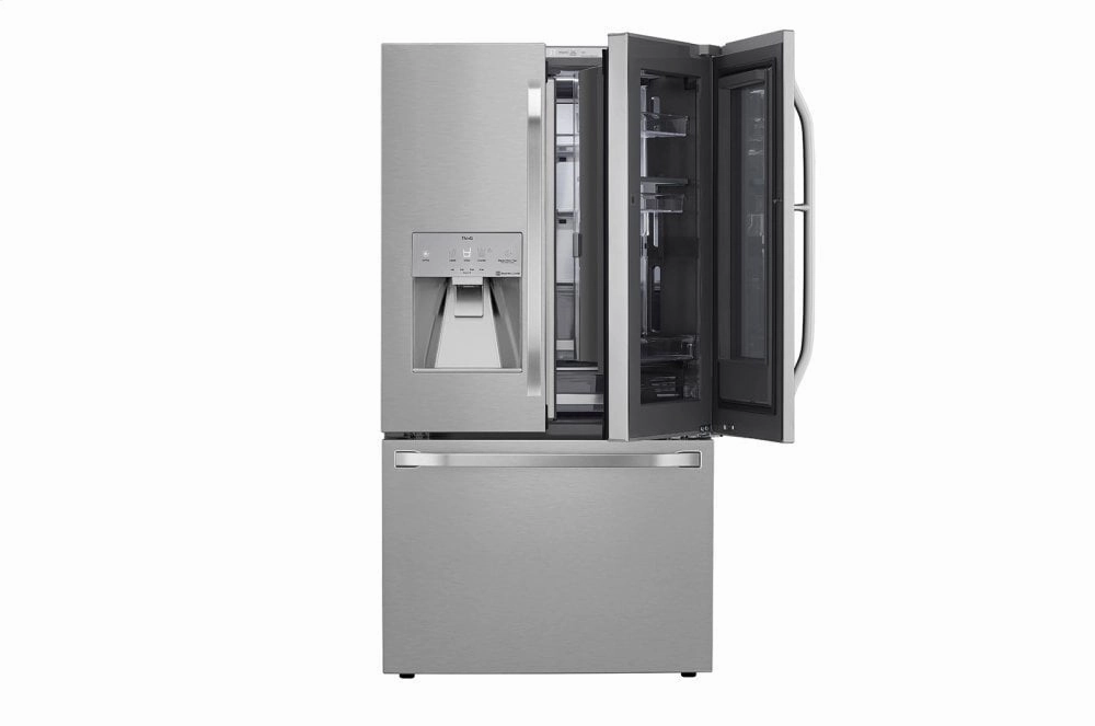 Lg SRFVC2406S Lg Studio 24 Cu. Ft. Smart Wi-Fi Enabled Instaview&#8482; Door-In-Door? Counter-Depth Refrigerator With Craft Ice&#8482; Maker