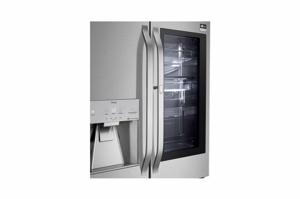 Lg SRFVC2406S Lg Studio 24 Cu. Ft. Smart Wi-Fi Enabled Instaview&#8482; Door-In-Door? Counter-Depth Refrigerator With Craft Ice&#8482; Maker