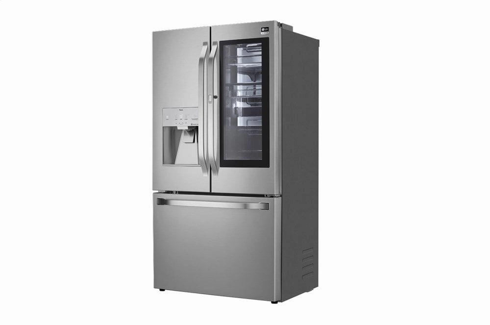 Lg SRFVC2406S Lg Studio 24 Cu. Ft. Smart Wi-Fi Enabled Instaview&#8482; Door-In-Door? Counter-Depth Refrigerator With Craft Ice&#8482; Maker
