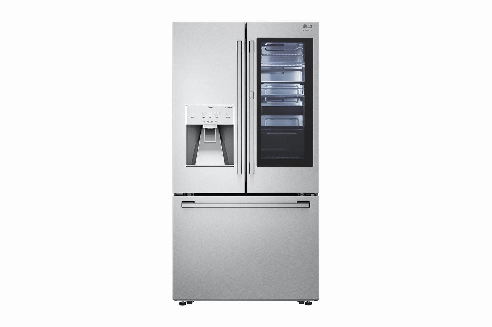 Lg SRFVC2416S Lg Studio 24 Cu. Ft. Smart Instaview? Door-In-Door? Large Capacity Counter-Depth Refrigerator With Craft Ice&#8482; Maker Freestanding Refrigerators freestanding fridge freezer combo