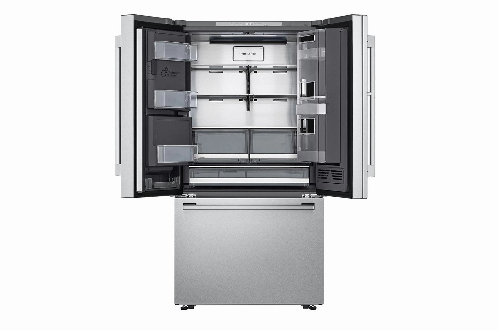 Lg SRFVC2416S Lg Studio 24 Cu. Ft. Smart Instaview? Door-In-Door? Large Capacity Counter-Depth Refrigerator With Craft Ice&#8482; Maker
