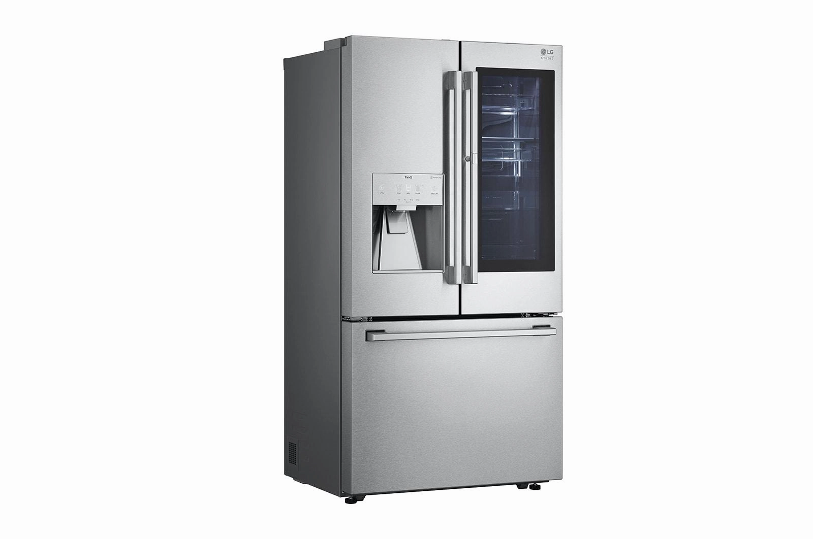 Lg SRFVC2416S Lg Studio 24 Cu. Ft. Smart Instaview? Door-In-Door? Large Capacity Counter-Depth Refrigerator With Craft Ice&#8482; Maker