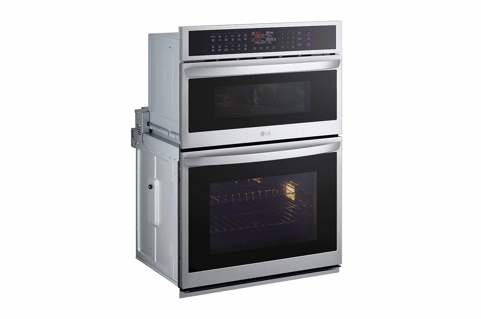 Lg WCEP6427F 1.7/4.7 Cu. Ft. Smart Combination Wall Oven With Instaview, True Convection, Air Fry, And Steam Sous Vide