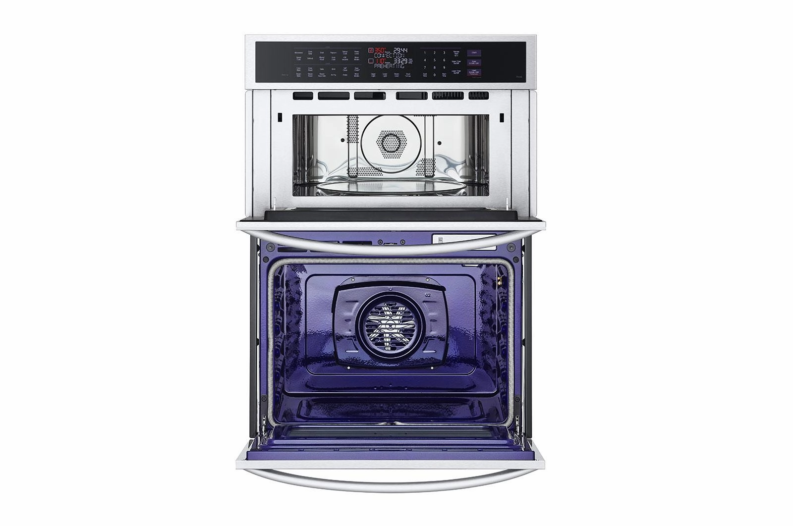 Lg WCEP6427F 1.7/4.7 Cu. Ft. Smart Combination Wall Oven With Instaview, True Convection, Air Fry, And Steam Sous Vide