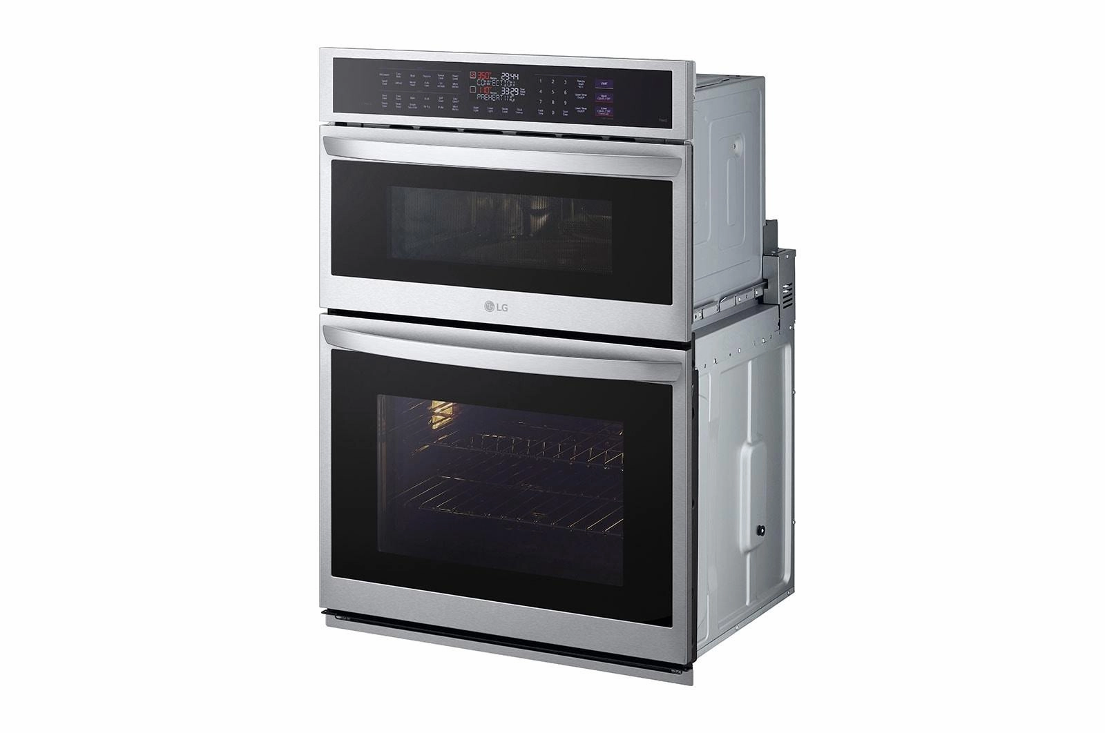Lg WCEP6427F 1.7/4.7 Cu. Ft. Smart Combination Wall Oven With Instaview, True Convection, Air Fry, And Steam Sous Vide